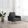 Dark Fabric Armchair