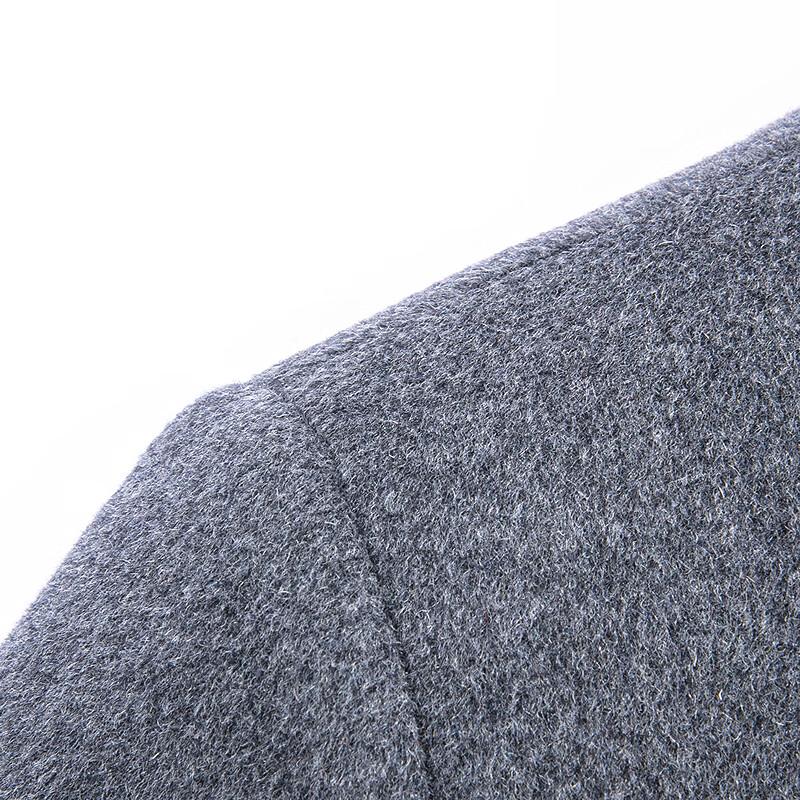 Men's 3-in-1 Wool Blend Overcoat with Detachable Goose Down Liner