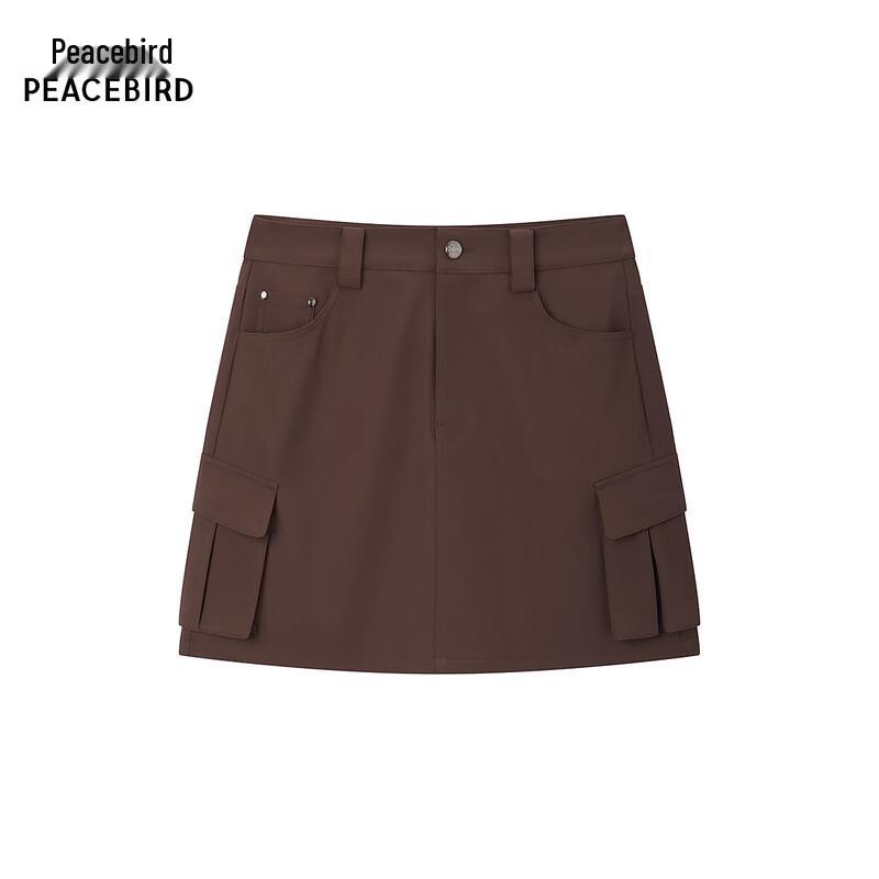 PEACEBIRD A-Line Mini Skirt A3GEF1233 M