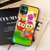 Cartoon Cute Owl For Silicone Matte Phone Case For IPhone 16 Pro Max 15 14 13 12 11 X XS MAX