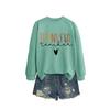 Womens Oversized Cotton Hoodie Loose Fit Winter Sweatshirt With Printed Design Casual Daily Wear