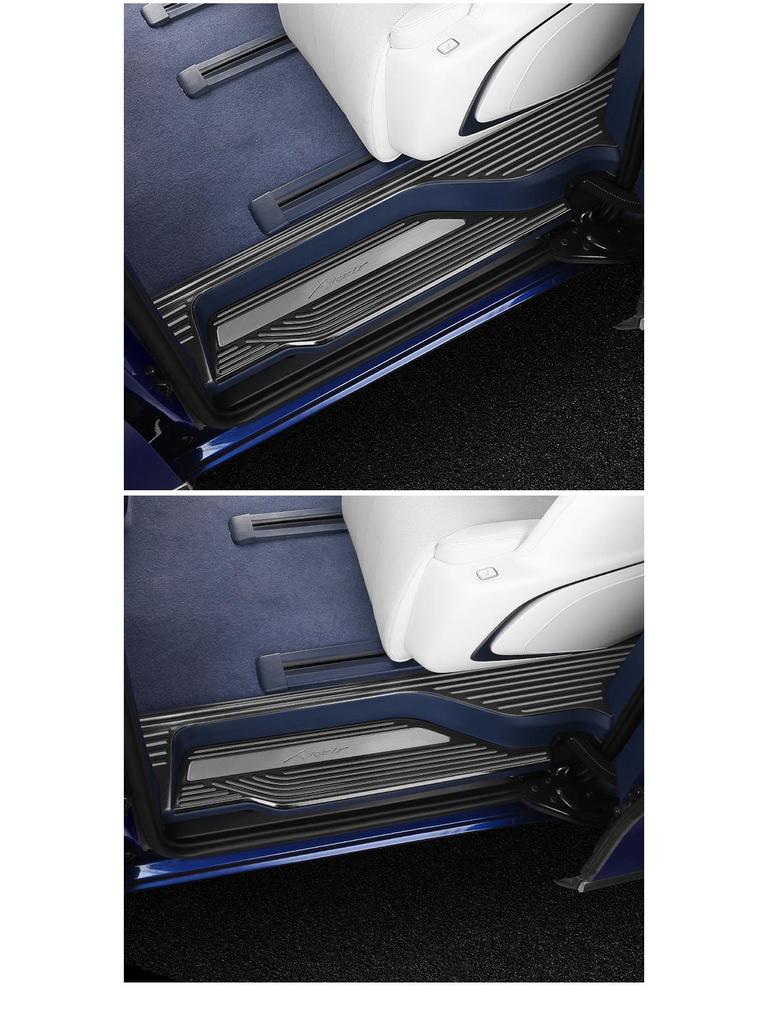 24 Buick GL8 PHEV Stainless Steel Door Sill Scuff Plates Interior Upgrade