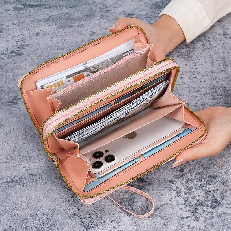 2024 Women's Long Style Double-Zip Large Capacity Wallet & Coin Purse