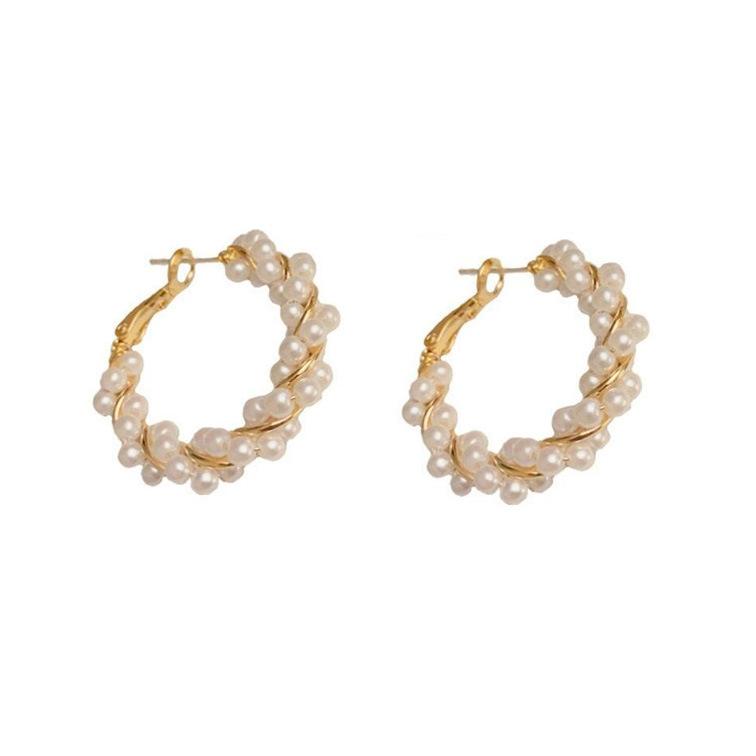 Women s Trendy Fashion Exaggerated Personality Earrings золотой