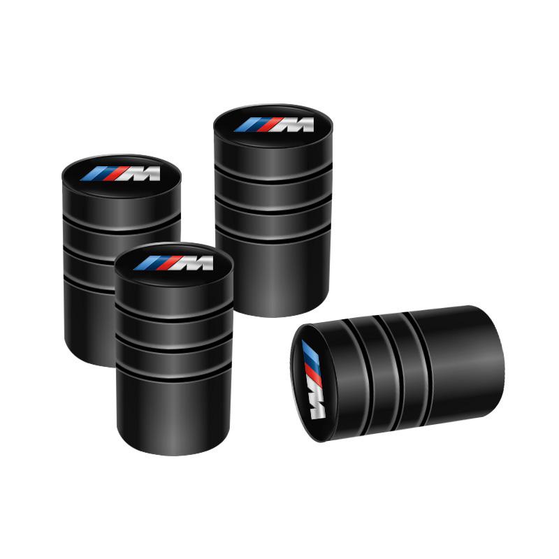 4Pcs Aluminum Car Wheel Tire Valve Cap Dustproof For BMW X1 X2 X3 X5 X4 X6 X7 G30 G20 G32 G11 G12 F40 F30 F20 F10 F34 F07 F44 OH6