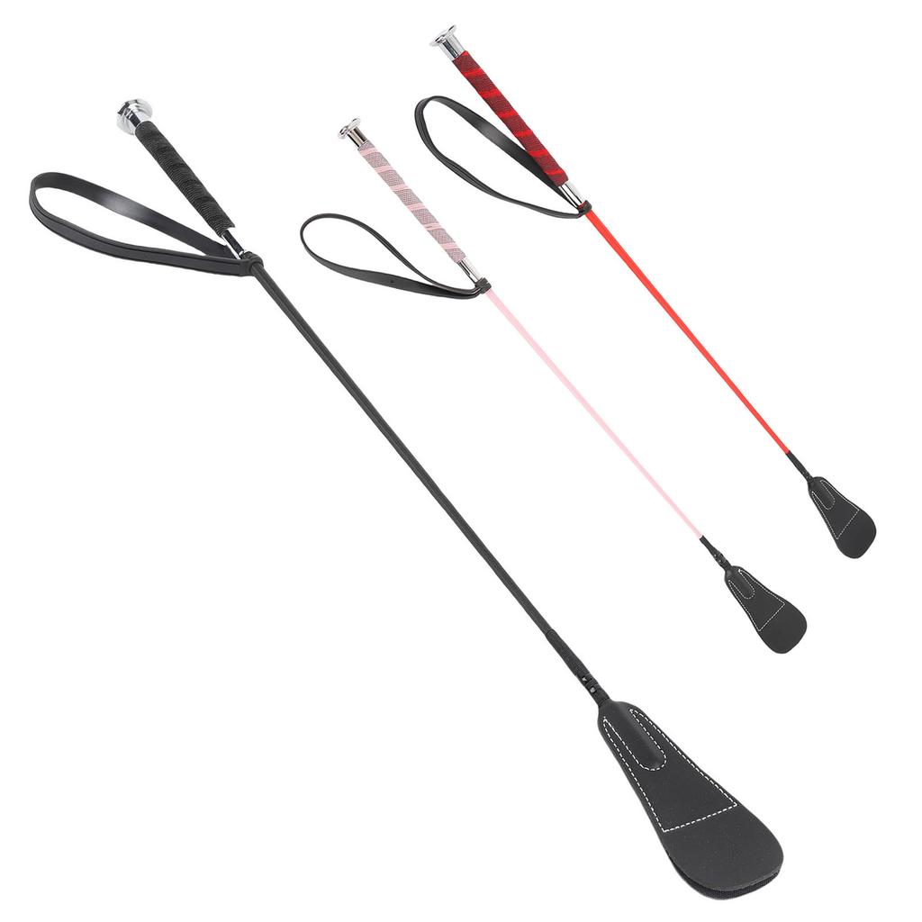 Riding Whip Horse Dressage Crop Equestrian Equipment 68cm with Rubber Wrist Strap Palm