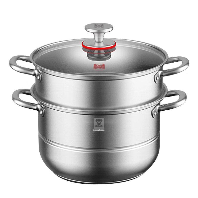 Kambach 304 Stainless Steel 26cm Double-Layer Steamer