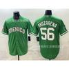 2026 Mexico Baseball Jersey Embroidered Number 16 56 30 Team Sports Uniform Men Women