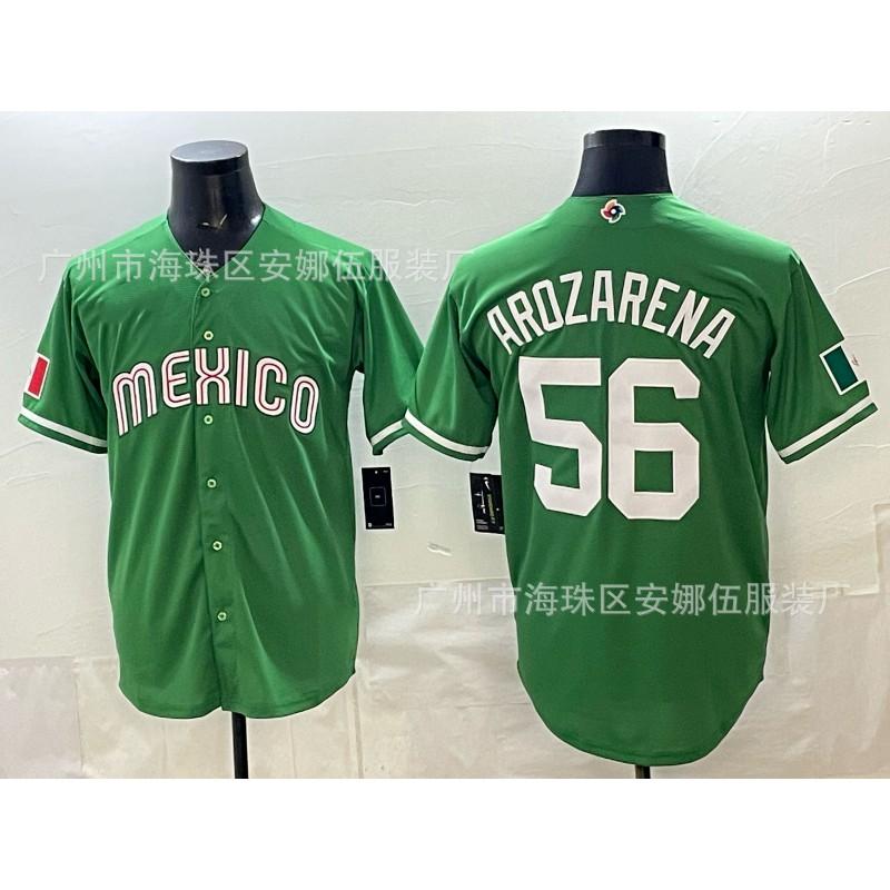 2026 Mexico Baseball Jersey Embroidered Number 16 56 30 Team Sports Uniform Men Women