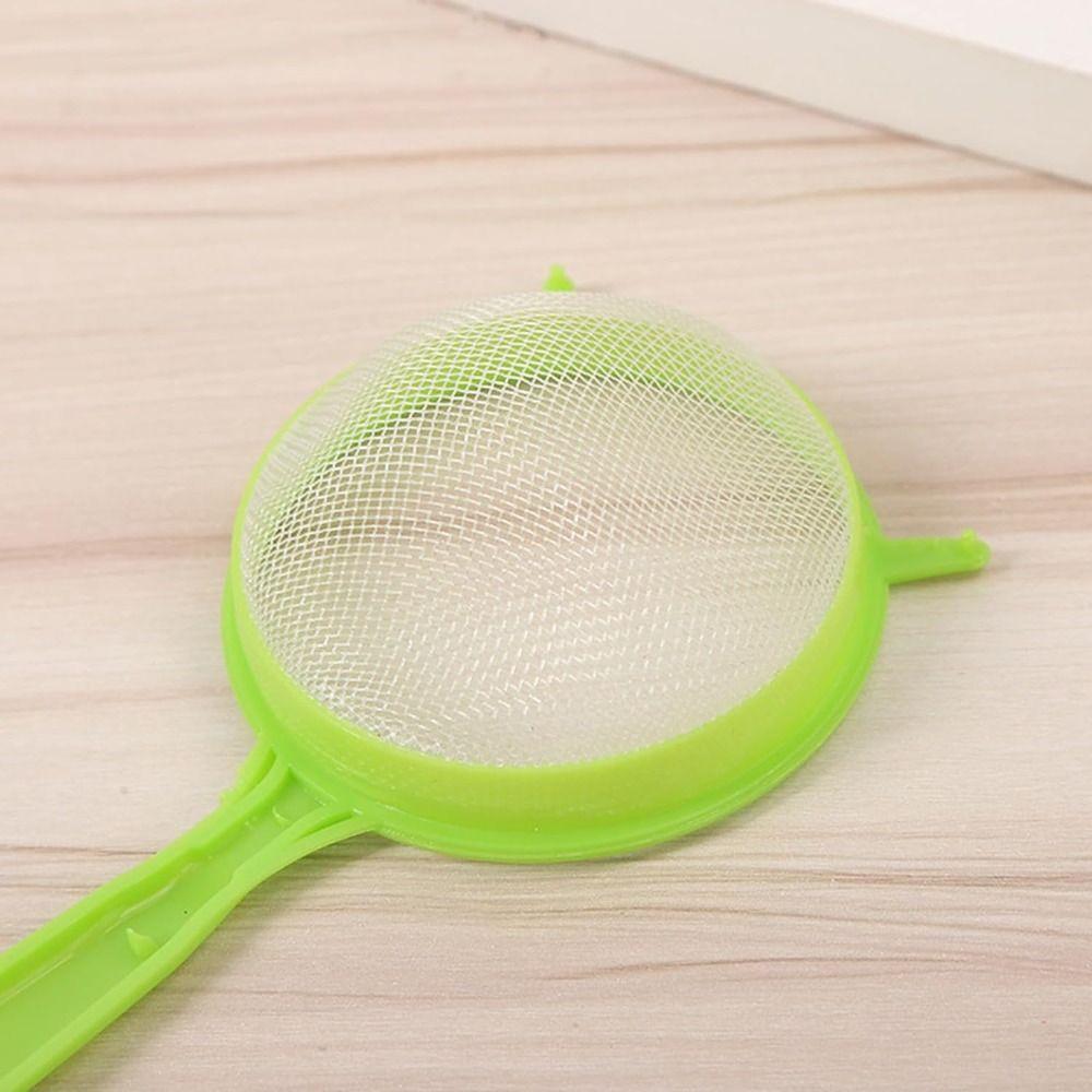 Lightweight Food Sieve Hanging Hole Design Durable Filter New Mesh Scoop Strainer  for Home Kitchen