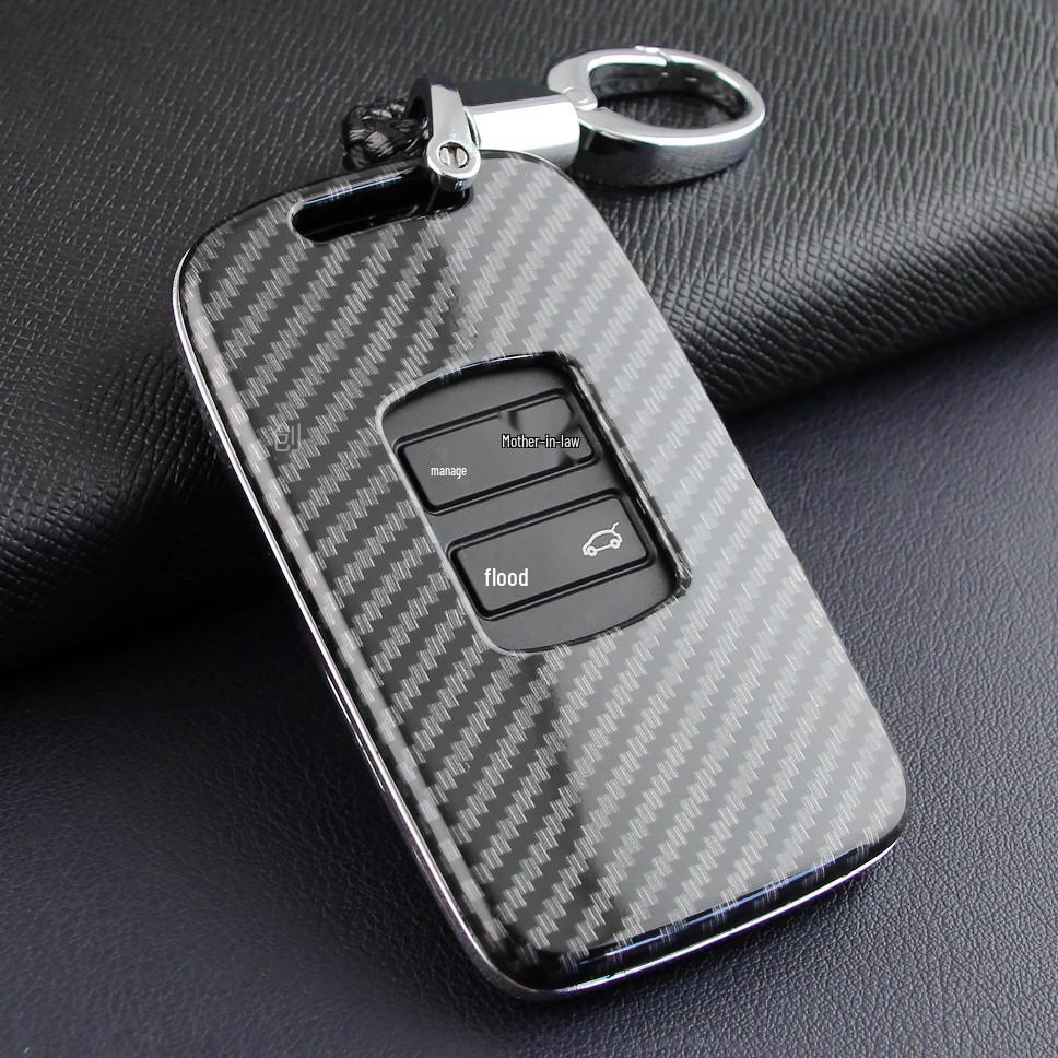 Karbonowa obudowa kluczyka do Renault Megane/Koleos - Ochronny futerał na pilota