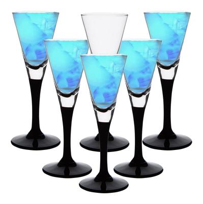 Set of 6 Glasses for Liqueur and Vodka 50 Ml ONYX