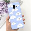 Handyhülle für Samsung Galaxy J6 Plus 2018 Niedliches Tier Cartoon Süßigkeitenfarbe Weiches Silikon TPU Hülle für Samsung J6 J 6 J6Plus