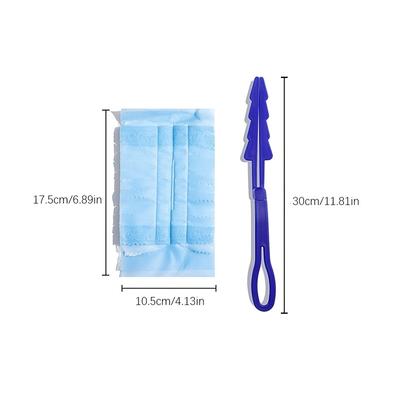 Disposable Electrostatic Dust Collector Household Car Furniture Cleaning Brush with Handle Ultra-fine Fiber Dust Collector