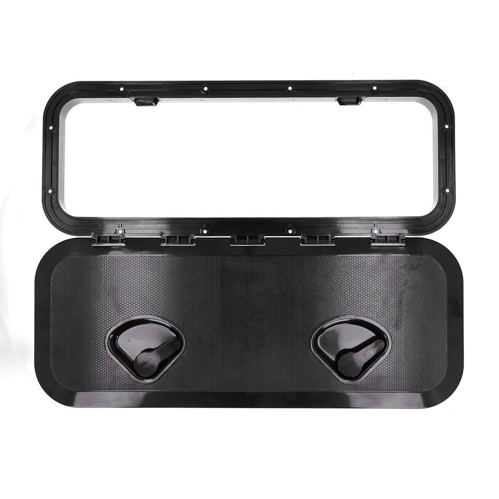 Deck Zugang Luke Inspektion Abdeckung 180 grad Klappdeckel Anti UV mit Schloss für Marine Boot 24 x