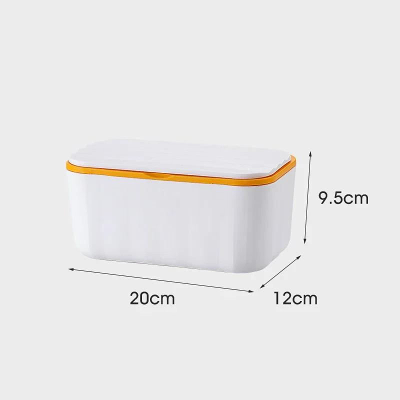 Home Kitchen Tissue Paper Dispenser Storage Organizer Tissue with Cover Square Wet Wipes Case Napkins Toilet Paper Container