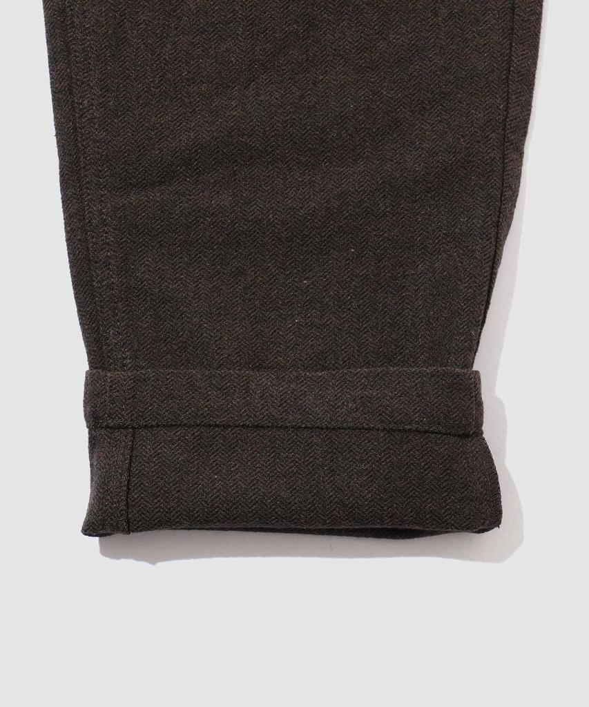 Dickies Men's Easy Pants with Elastic Waist, Drawstring, Pockets, Wool Blend, Brown, Size M