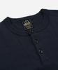 FRIZMWORKS 10S Solid Henley Neck Tee _ Navy