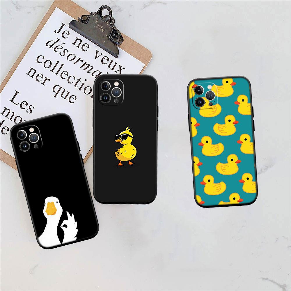 LO40 DUCK Cartoon Soft Shell Phone Case for OPPO A3 Pro A72 A74 A76 A77 A77S A78 A79 A94 A95 A18 A40M A58