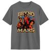Funny Bruno Mars Chicago RoUnisextic Tour Rose TShirt Unisex O Neck Pure Cotton T Shirt Short Sleeve Tees Gift Idea Clothes