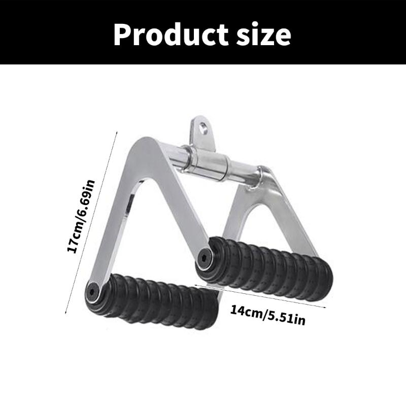V Shape Straight Press Down Bar for Weight Workout, Cable Machine Pull Down Bar, Strength Training Pull Down Attachments