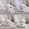 Style National Plush Bunny Keychain Pendant Toy For Bag Decor And Accessory Gift