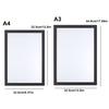 Magnetic A3/ A4 Size Document Holder Display Frame