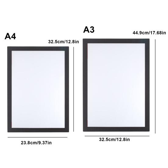 Magnetic A3/ A4 Size Document Holder Display Frame