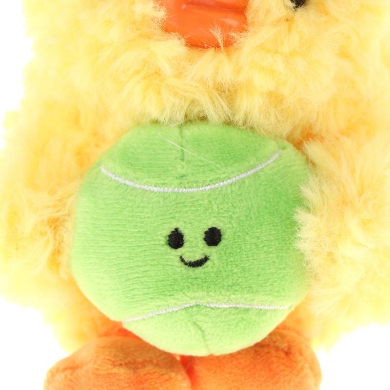 1Pc Cute Sitting Tennis Duck Plush Doll Bag Pendant Keychain Cartoon Pendant Doll Toy