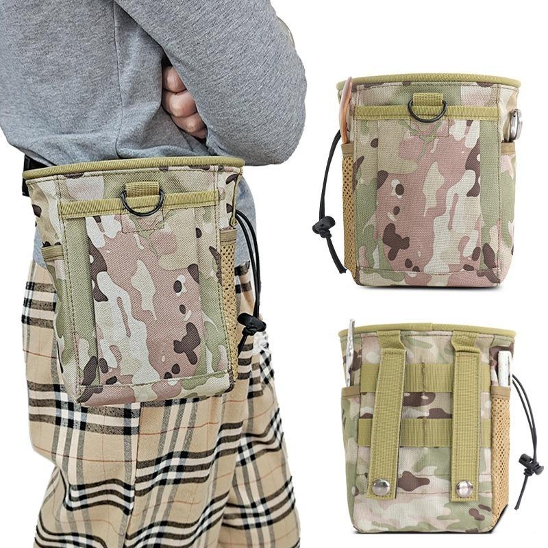 Outdoor 3-5L Nylon Dump Drop Pouch Recycle Waist Pack Bags Accessories Bag Pouches