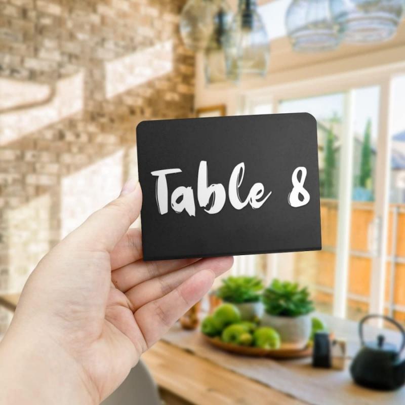 1pc Mini Blackboard Bread Shop Supermarket Erasable Price Tag Desktop Display Message Board Name Board