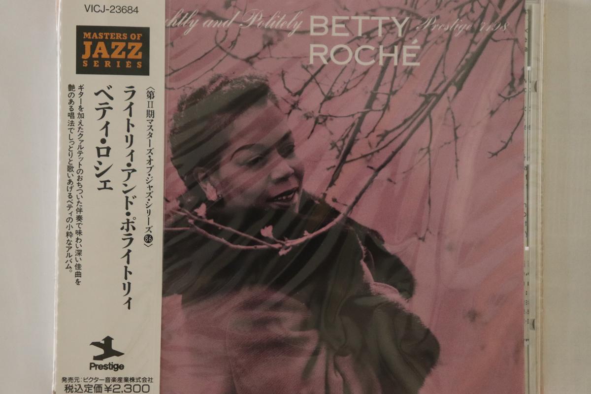 

CD BETTY ROCHÉ - Lightly And Politely VICJ23684 Prestige 1991 Japan Obi Jazz Used