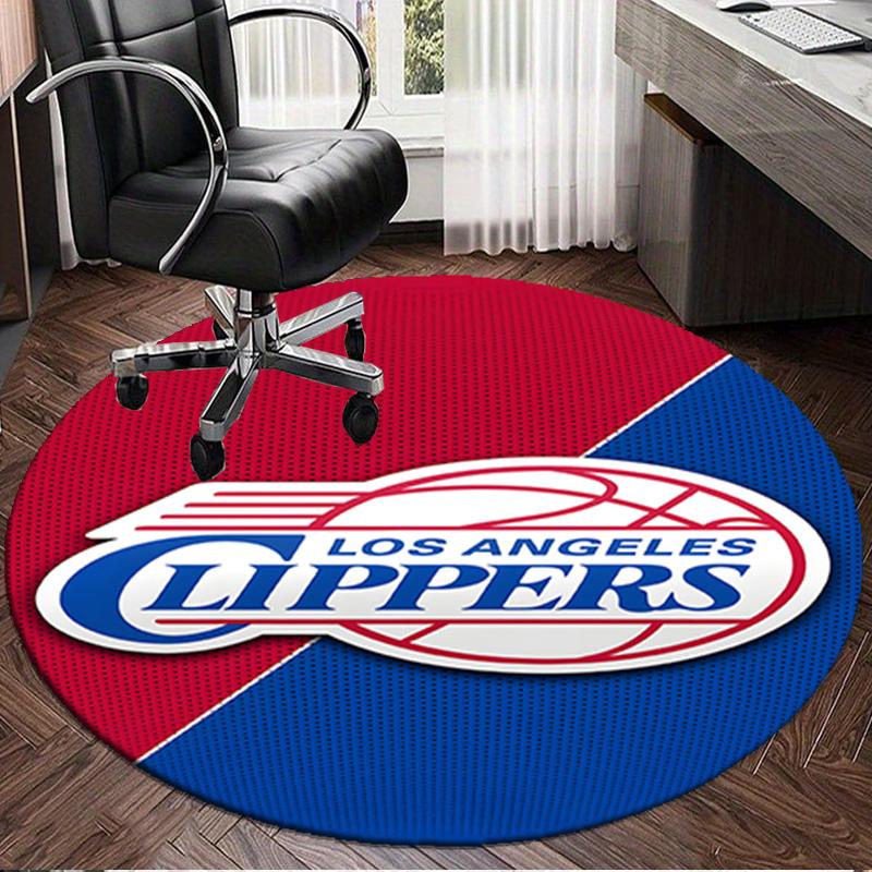 Clippers Ice Round Rug for Livingroom,Bedroom, Palyroom, Chair Rug, Area rug, Circle Carpet, Large Size Fan Christmas gift