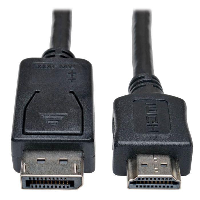 DisplayPort zu HDMI Videokabel Tripplite - 1,8m - Schwarz - HDCP-kompatibel
