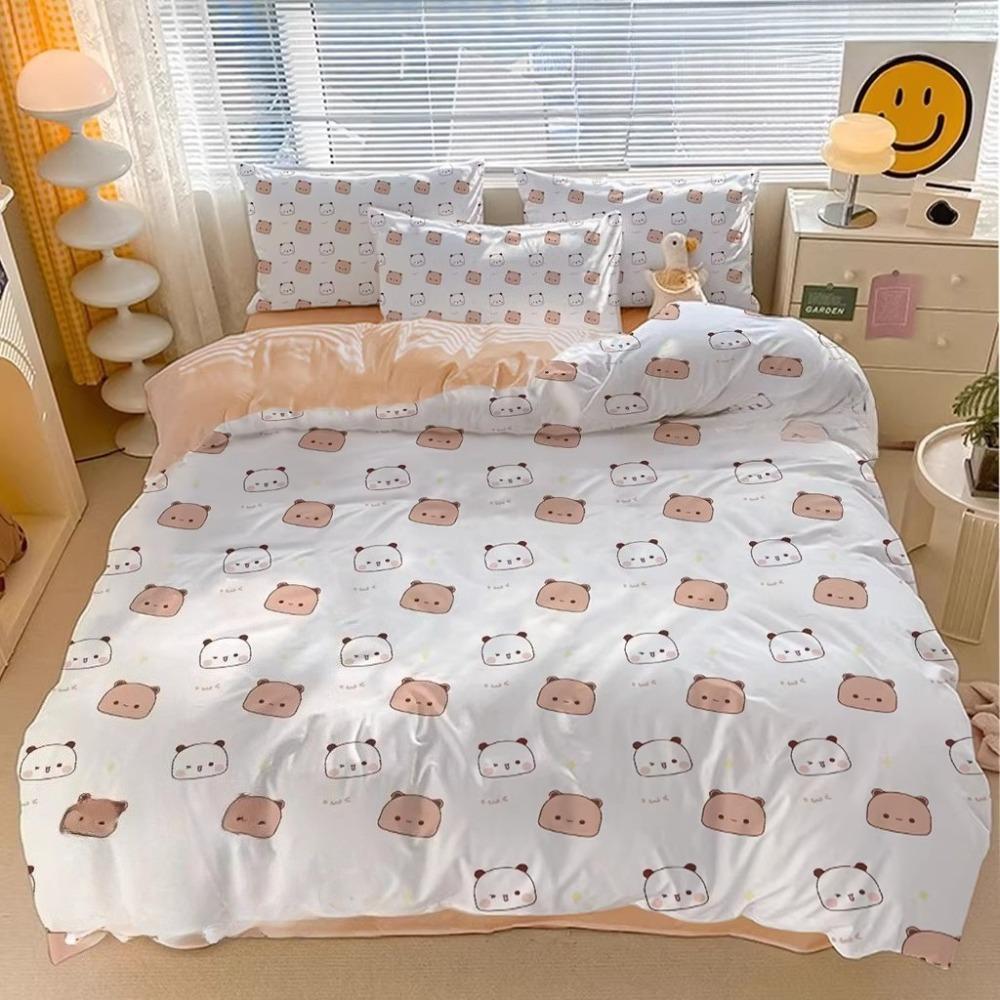 cartoon Bubu Duvet Cover pillowcase BeddingBoyGirl BedroomDecoration ChildrenGift Single Double Largebed SizeZip Duvet Cover