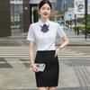 Unisex Elastic Bamboo Fiber Wrinkle-Resistant Short Sleeve Shirt