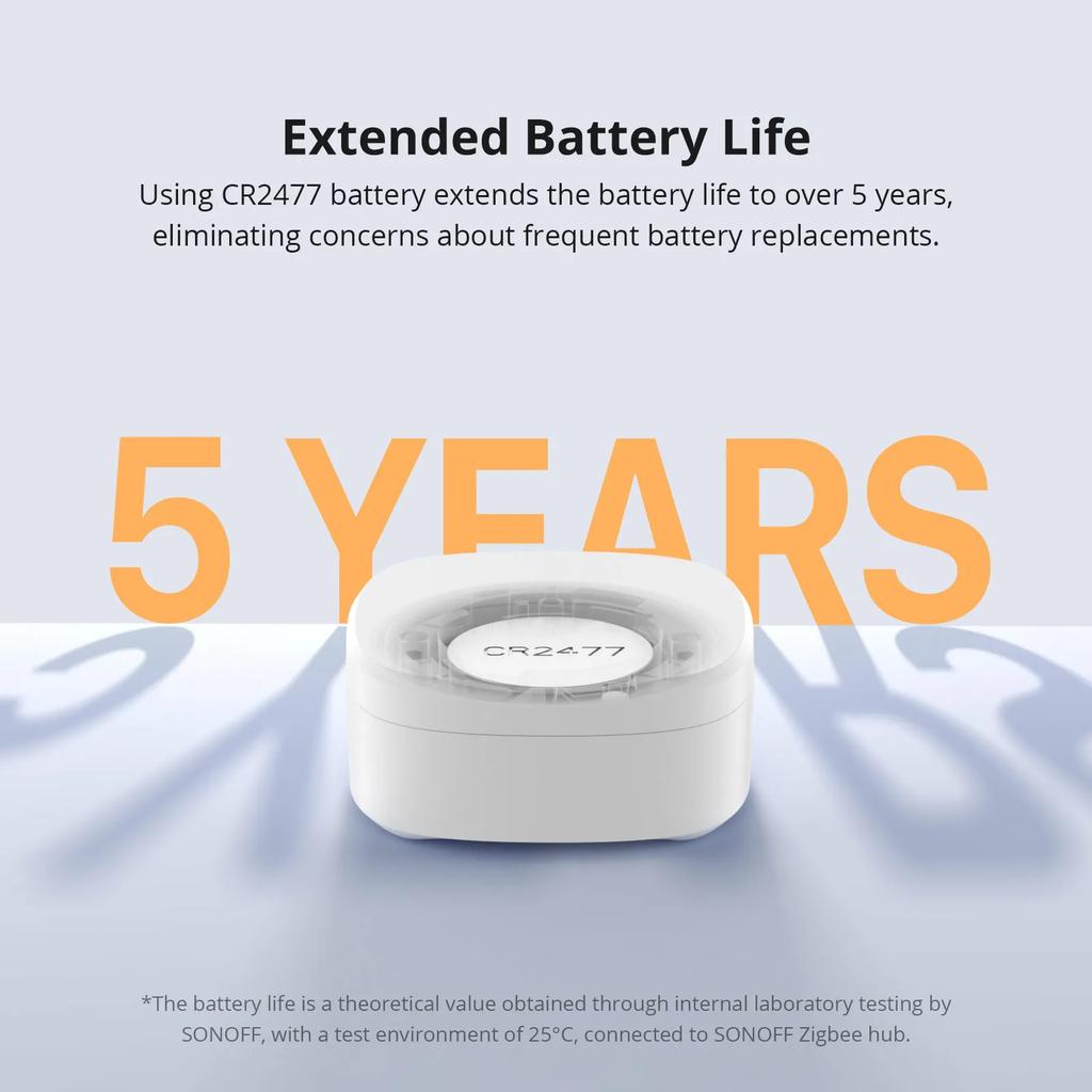 SNZB-05P Zigbee 3.0 Water Leak Detector 5 Years Lifetime IP67 Waterproof Remote Control Smart Home with Alexa Google Home