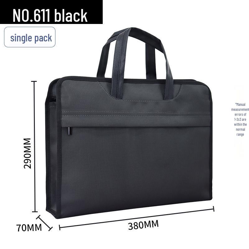 Oxford Cloth Waterproof Briefcase for Documents and Cigarettes
