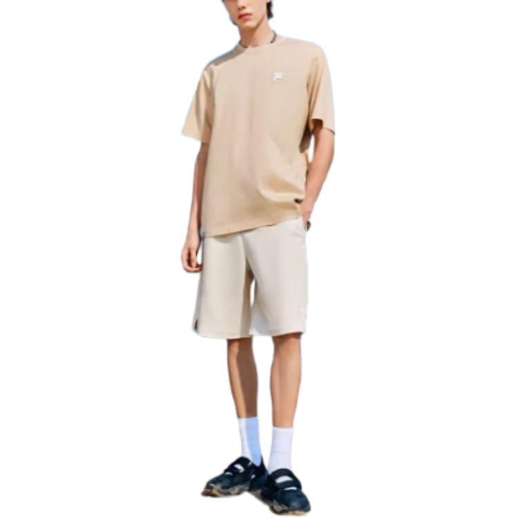 FILA FUSION FOB T Shirt Unisex Light Mud Khaki T11U423112F-LK