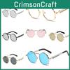 Classic Victorian Style Steampunk Goggles With Mirrored Polycarbonate Lens And Metal Frame