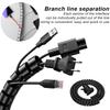 1PC 3meters Cable Wire Protector Cable Organizer Management Pipe Flexible Wire Wrap Line Coiled Tube Office Cord Sleeve Cover