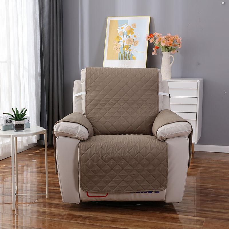 Førsteklasses sofapute, sklisikker og støvtett, universelt enkeltsofa-trekk for alle årstider, integrert trekkstoff