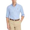 Polo Ralph Lauren Solid Color Logo Embroidered Button-Down Collar Long Sleeve Shirt Men shirts Light-Blue 710718711-026