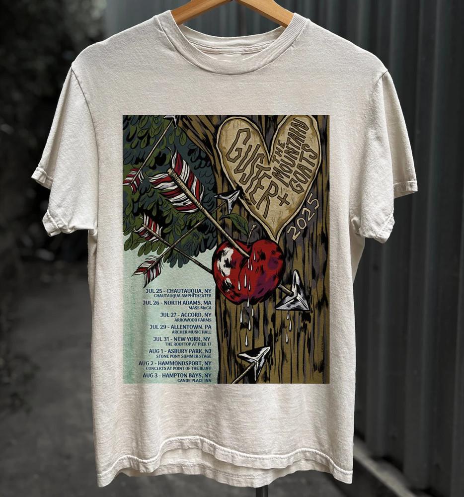 The Mountain Goats Returning Spectral Tide Tour S to 5XL T-shirt MD1036 Unisex T-Shirt S