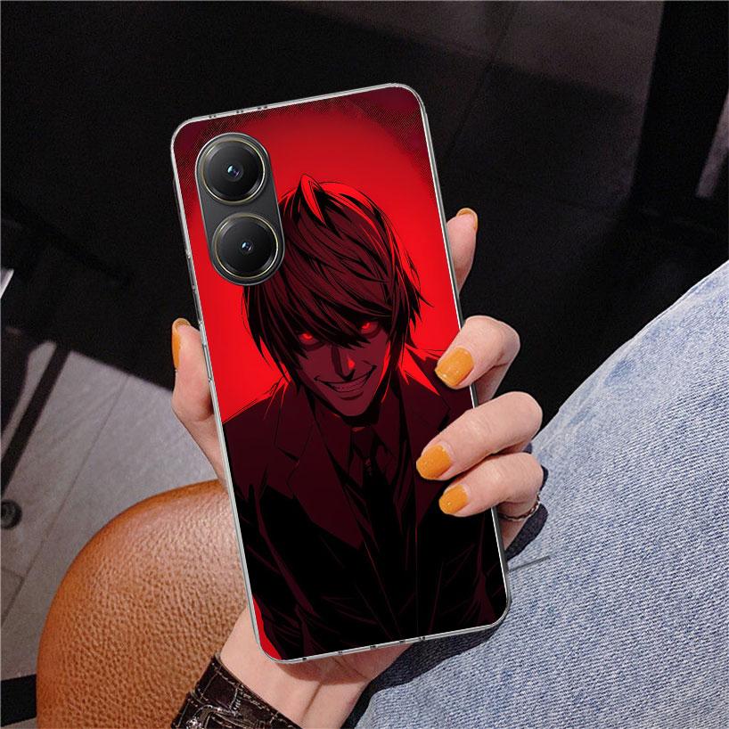 N-Note D-Death Yagami Light Phone Case For Xiaomi Poco X7 X6 X5 Pro F7 Ultra Redmi 15C 15 13C 13 12C 12 10 10A 10C 9 9A 9C 9T Co