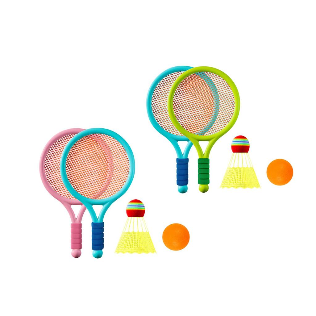 Children's Badminton Tennis Set Gift Tennis Racquets Set for Games Backyard