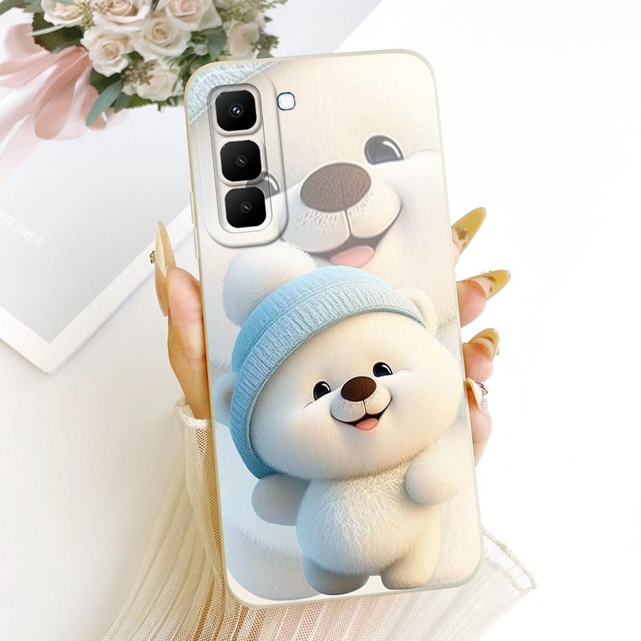 For Infinix Hot 70 5G Case X6895 X6895B Cute Fashion Cartoon Cover Shockproof Phone Case For Infinix Hot 70 Hot70 5G Soft Fundas