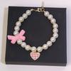 1 Pc Cat Pearl Necklace Cats & Dogs Fashionable Retro Cute Pendant Teddy Ragdoll Daily Wear Photo Shoots Decoration.