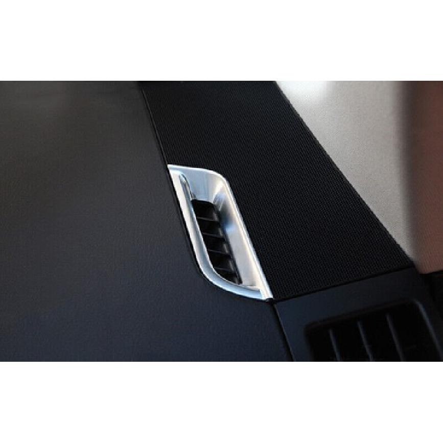 2008-2015 2X Left And Right Air Outlet Vent Trim Matte Silver For Land Rover LR2