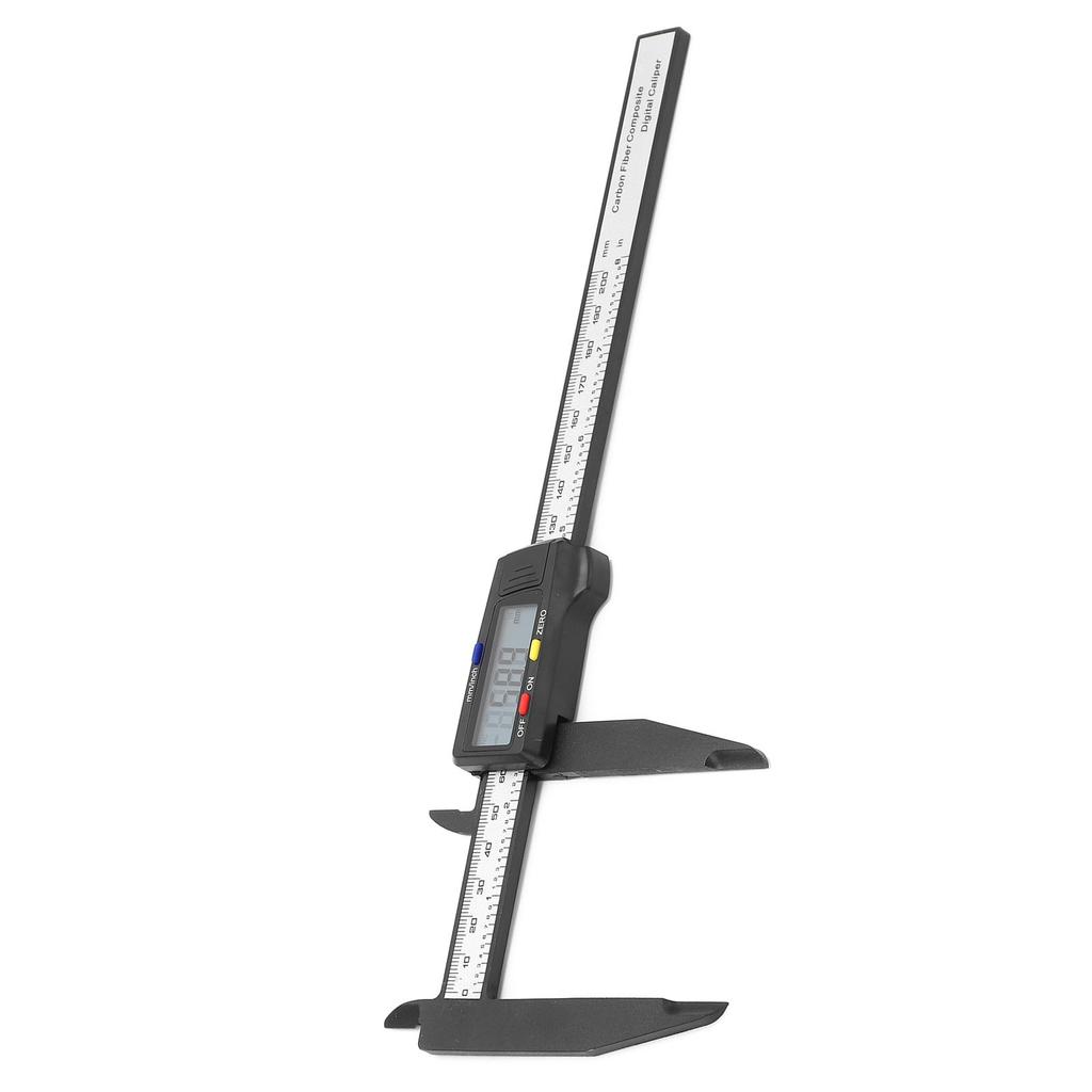 200mm Carbon Electric Digital Caliper Ruler with Large LCD Screen Metric Inch Conversion